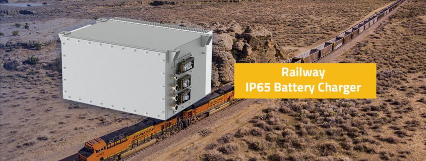 battery charger IP65 for rail in desert