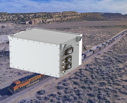 battery charger IP65 for rail in desert